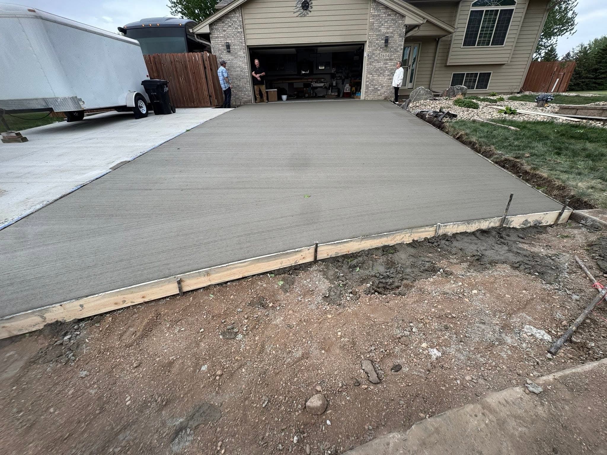 Concrete Parking Lot Building construction visual representation