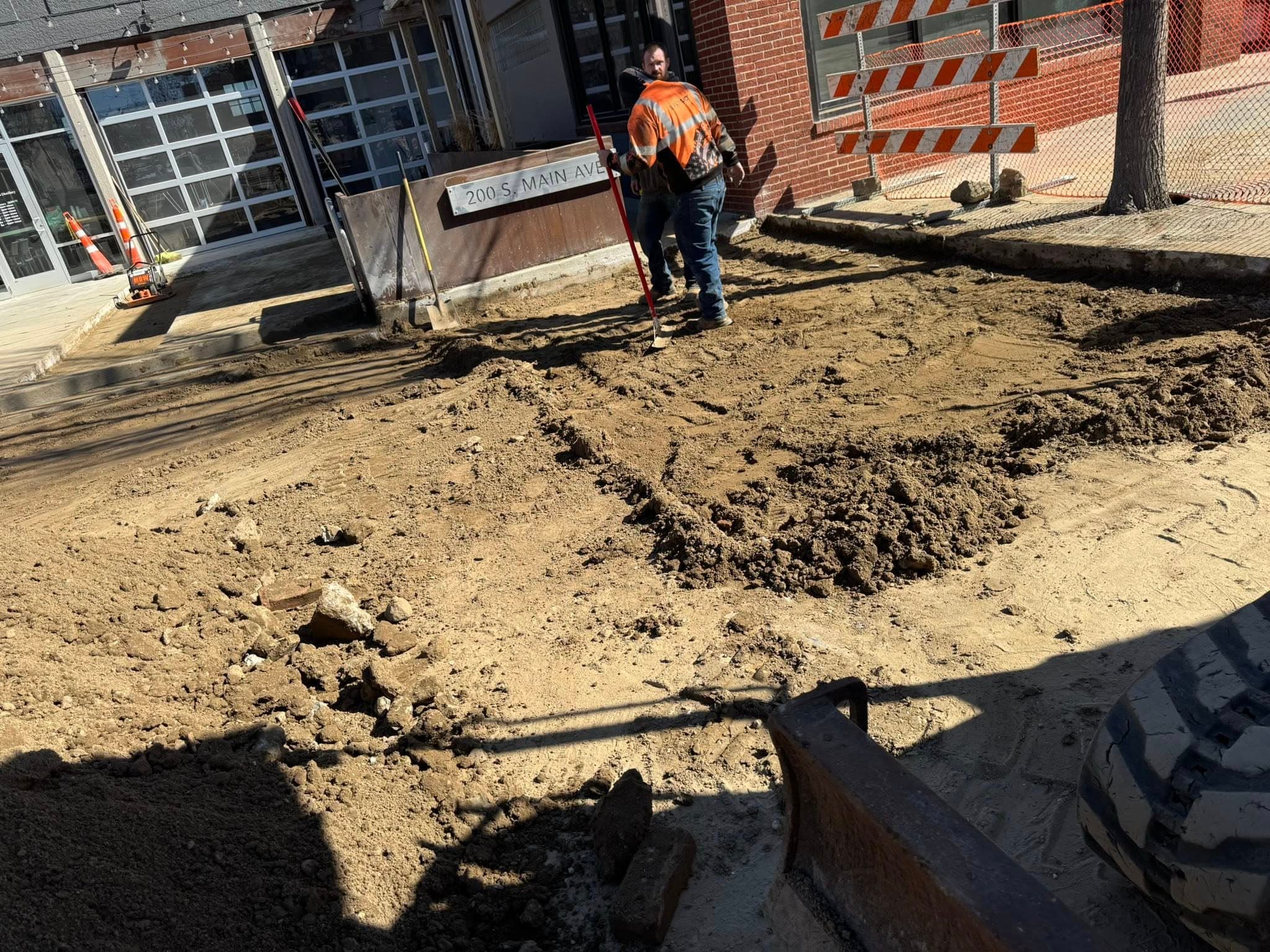 Concrete Patio Construction construction visual representation