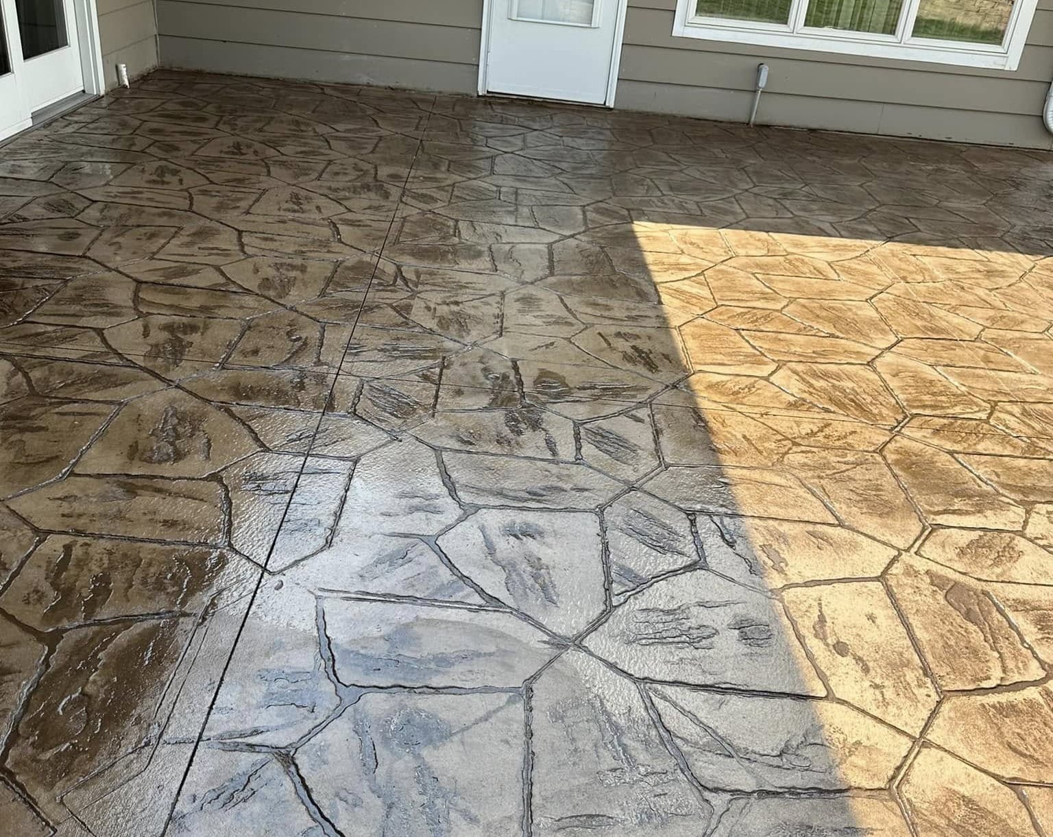 Decorative Concrete construction visual representation