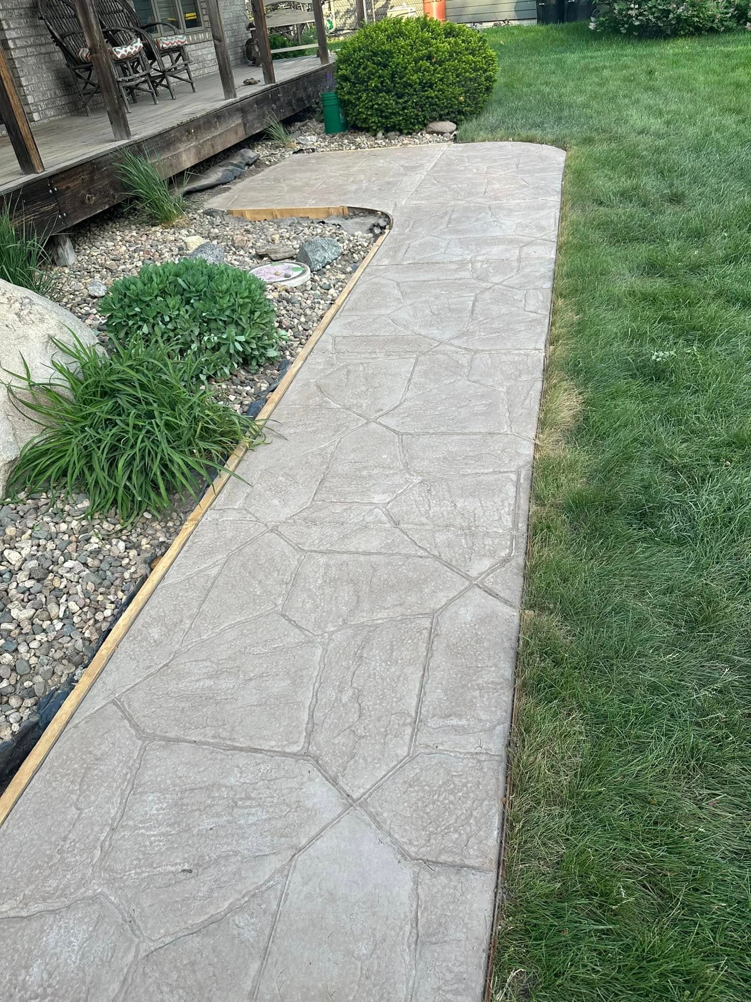 Stamped Concrete Services construction visual representation